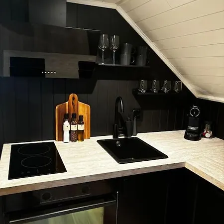 Ny Og Moderne Studioleilighet Med Elbil Lading Apartman